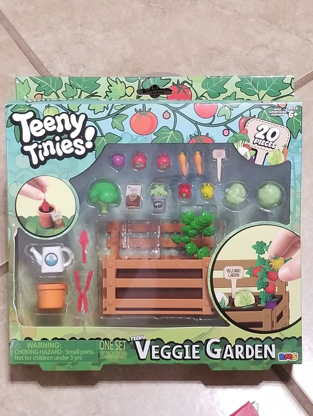 Teeny Tinies TEENY Vegetable Garden 20pc Playset